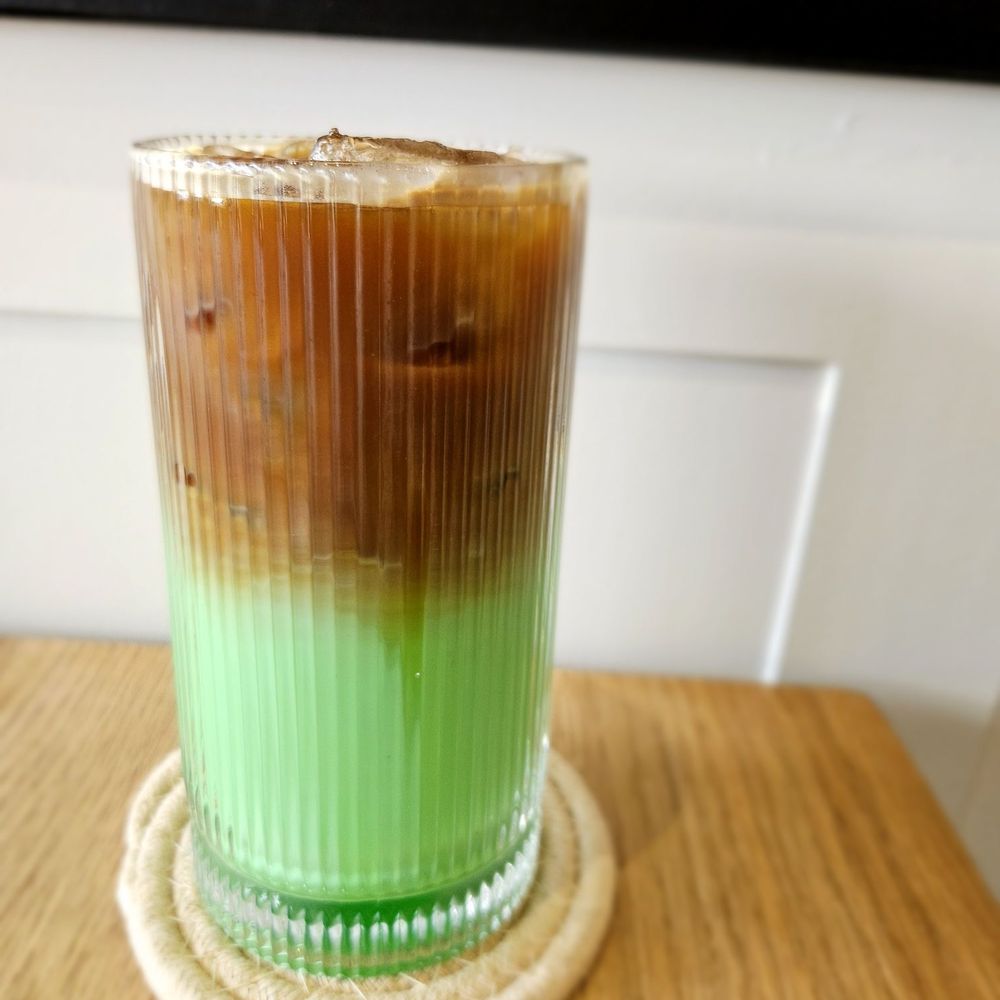 DRiP Cà Phê - Iced pandan espresso latte - Coffee & Tea Near Me - Annandale, Virginia