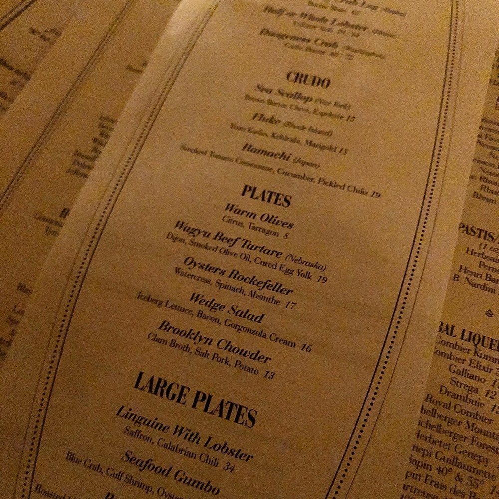 Maison Premiere - Menu - Seafood Near Me - Brooklyn, New York Maison Premiere - Menu - Seafood Near Me - Brooklyn, New York