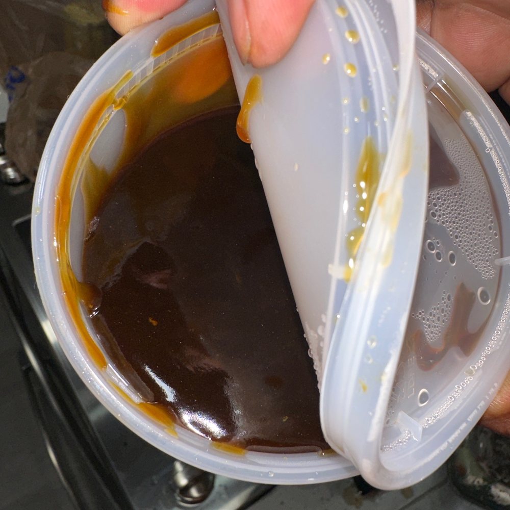 New China King Buffet - Whatever this is supposed to be, but it's not egg foo young gravy. - Chinese Near Me - Denton, Texas New China King Buffet - Whatever this is supposed to be, but it's not egg foo young gravy. - Chinese Near Me - Denton, Texas