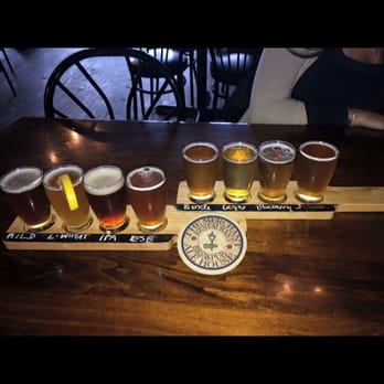 The Merchant Ale House - a flight of beers - Pubs Near Me - St Catharines, Ontario