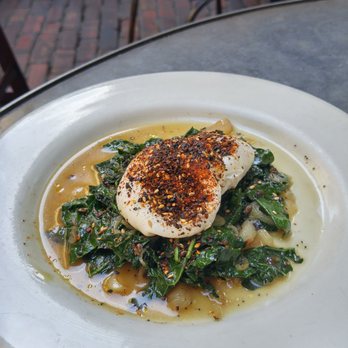 Gjelina - Poached eggs and kale - New American Near Me - Venice, California