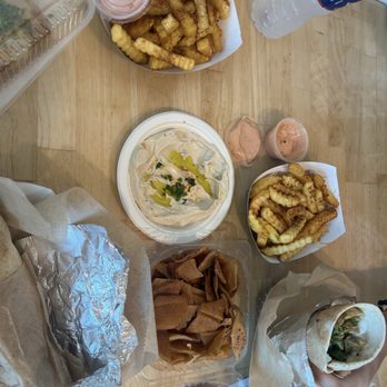 Galilee Falafel And Shawarma - Chicken Schwarma, fries, chips and hummus - Middle Eastern Near Me - Lake Worth, Texas Galilee Falafel And Shawarma - Chicken Schwarma, fries, chips and hummus - Middle Eastern Near Me - Lake Worth, Texas
