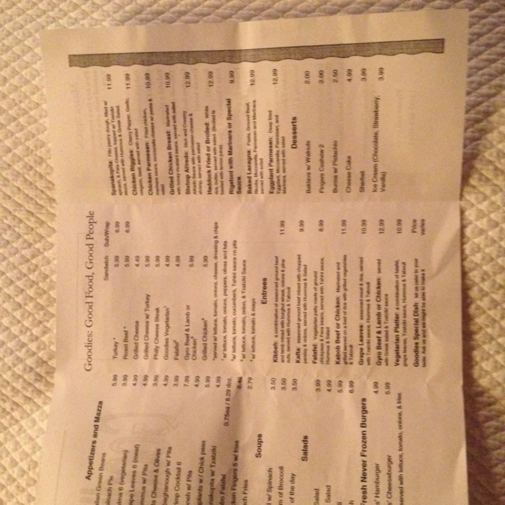 Menu back Menu back