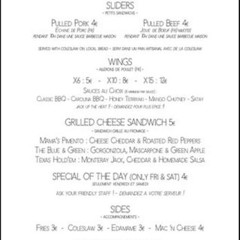 Moonshine - Menu - Bars Near Me - Antibes, 06