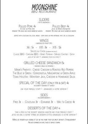 Menu photo 2 Moonshine Antibes, 06