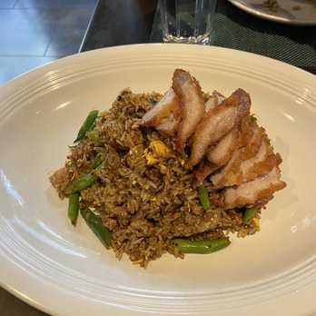 Baan Siam - Shrimp chili paste fried rice with crispy pork belly - Thai Near Me - Washington, DC, District of Columbia