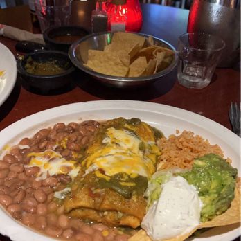 Los Dos Molinos - Chimichanga Dinner green chili - Mexican Near Me - Phoenix, Arizona Los Dos Molinos - Chimichanga Dinner green chili - Mexican Near Me - Phoenix, Arizona