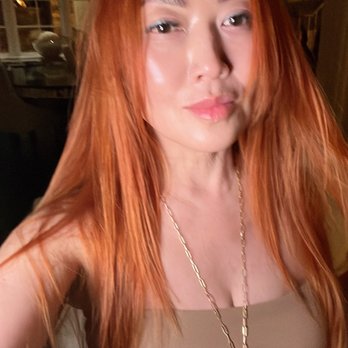 Arukas Hair - 2nd process 7 weeks after the first time. I love this shade of copper!! He mixed copper 9 and 10 - Hair Salons Near Me - Plano, Texas