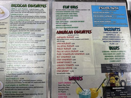 Menu photo 1 El Paradero Mexican Restaurant Warren, IN
