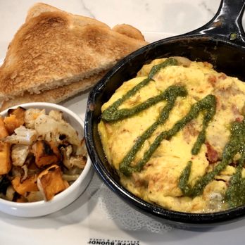Caffé Buondí - Ornella frittata w side of roasted veggies - Breakfast & Brunch Near Me - Carmel, Indiana Caffé Buondí - Ornella frittata w side of roasted veggies - Breakfast & Brunch Near Me - Carmel, Indiana