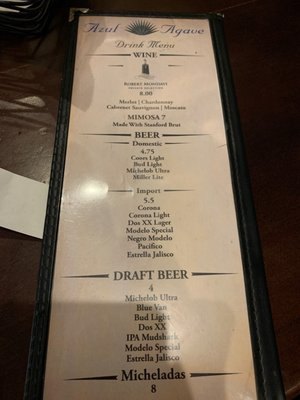 Menu photo 1 Azul Agave Lake Havasu City, AZ Menu photo 1 Azul Agave Lake Havasu City, AZ