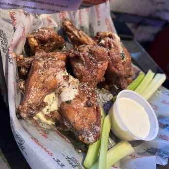 Bubba's 33 - Garlic Parmesan Wings - Pizza Near Me - Chesapeake, Virginia Bubba's 33 - Garlic Parmesan Wings - Pizza Near Me - Chesapeake, Virginia