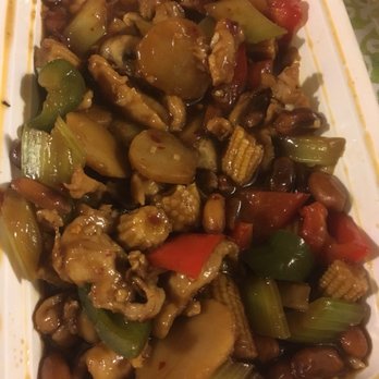 Great Wok - This brown soupy vegetable dish was called "Kung Pao Chicken" at Great Wok - Chinese Near Me - Boynton Beach, Florida Great Wok - This brown soupy vegetable dish was called "Kung Pao Chicken" at Great Wok - Chinese Near Me - Boynton Beach, Florida
