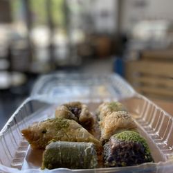Istanbul Cafe and Bakery - Baked goods array (entire case sample)