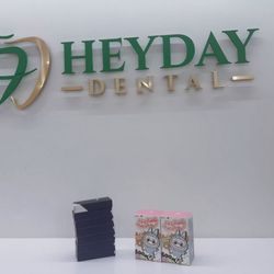 Heyday Dental - Front desk and labubu