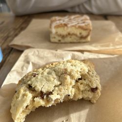 Second State Coffee - Maple pecan scone + coffee cake