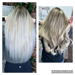 Hair Astaire - Before and after dimension put in.