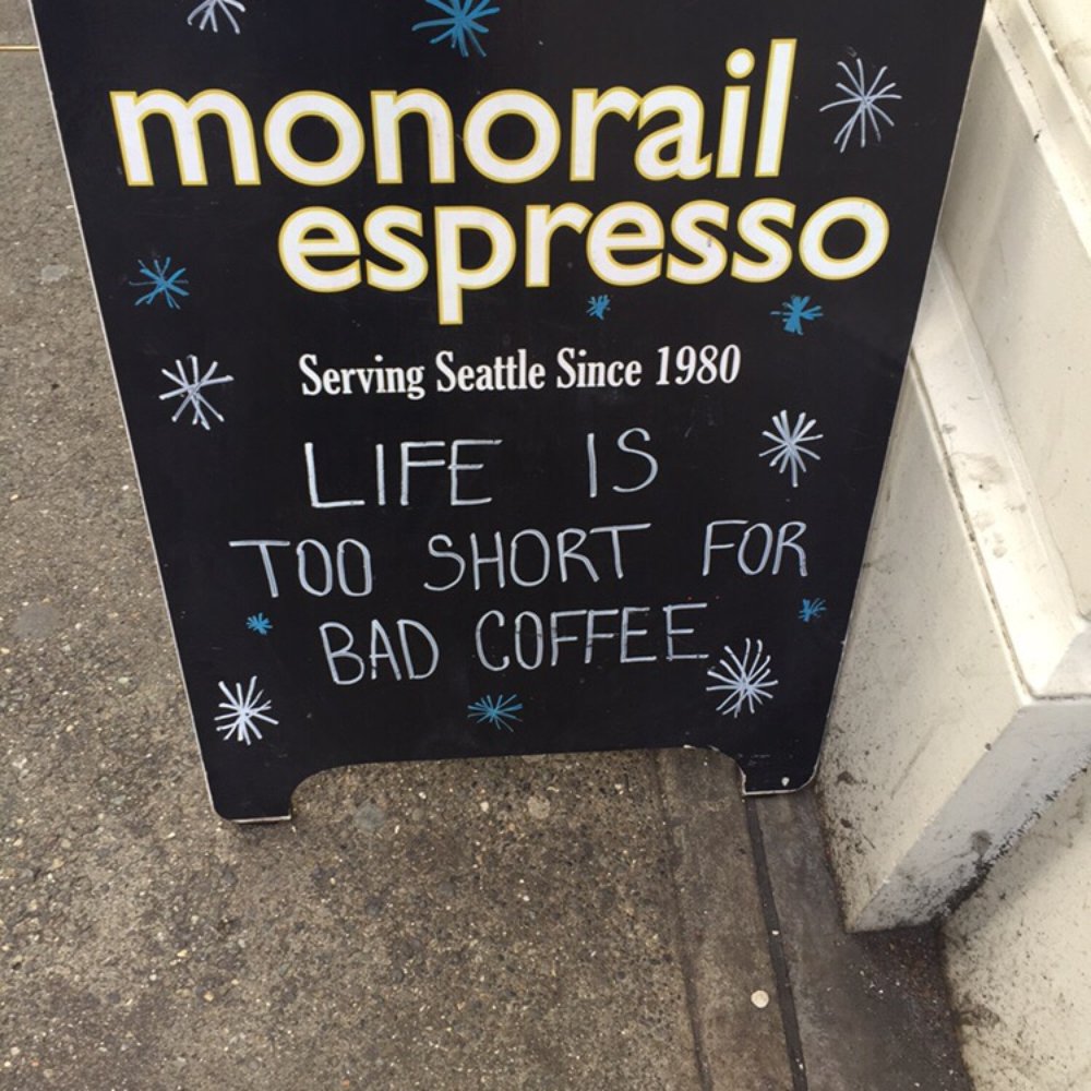Monorail Espresso - Dirty truth. - Coffee & Tea Near Me - Seattle, Washington