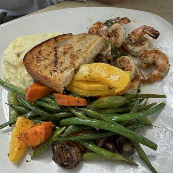 sweetgreen - Healthy Salads, Wraps, and Bowls - Grilled shrimp plate with seasonal veggies and mashed potatoes - Salad Near Me - Palo Alto, California