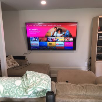 Custom Plasma Install - 65in screen - Home Theatre Installation Near Me - Orlando, Florida
