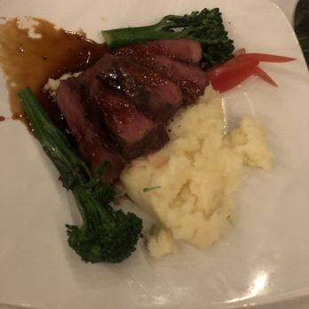 Steakhouse89 - Steak, with buttery mashed potatoes, veggies, and veal Demi-glaze - Steakhouses Near Me - Sedona, Arizona