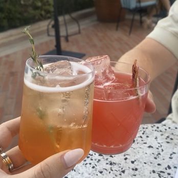 Bar Clara - Yellow spritz and watermelon mezcal margarita - Cocktail Bars Near Me - Los Angeles, California Bar Clara - Yellow spritz and watermelon mezcal margarita - Cocktail Bars Near Me - Los Angeles, California