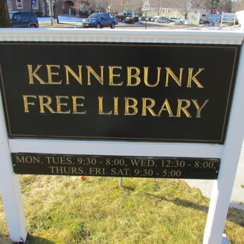 Kennebunk Free Library - Plain sign - Libraries Near Me - Kennebunk, Maine