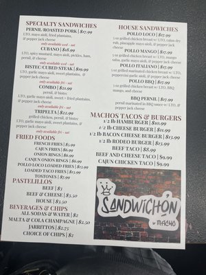 Menu photo 1 Sandwich'on By Macho Buffalo, NY