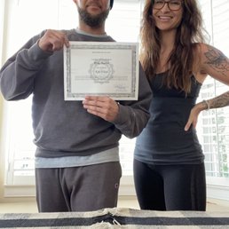 Christina and I after me take my Reiki Master course!