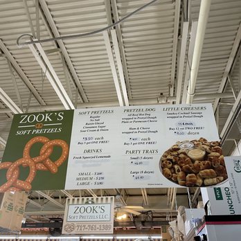 Zook's Soft Pretzels - menu - Pretzels Near Me - Lemoyne, Pennsylvania Zook's Soft Pretzels - menu - Pretzels Near Me - Lemoyne, Pennsylvania