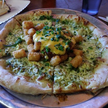 Grinders - Bengal tiger bombed meaning tator tots with cheese wiz, chilli, scallions - Pizza Near Me - Kansas City, Missouri Grinders - Bengal tiger bombed meaning tator tots with cheese wiz, chilli, scallions - Pizza Near Me - Kansas City, Missouri