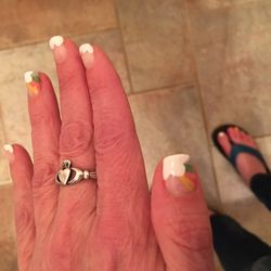 One Fine Day Nail Spa and Boutique - Rainbow Mani