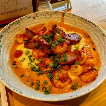 Milk & Honey Southern Inspired Kitchen - Shrimp & Grits. - Seafood Near Me - Silver Spring, Maryland Milk & Honey Southern Inspired Kitchen - Shrimp & Grits. - Seafood Near Me - Silver Spring, Maryland