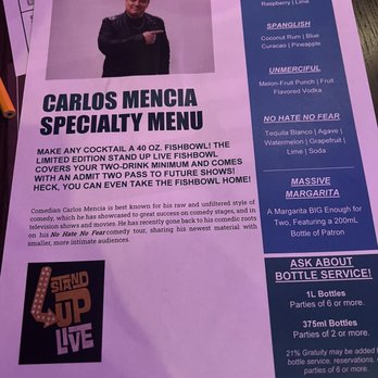 Stand Up Live - Drink specials - Comedy Clubs Near Me - Phoenix, Arizona Stand Up Live - Drink specials - Comedy Clubs Near Me - Phoenix, Arizona
