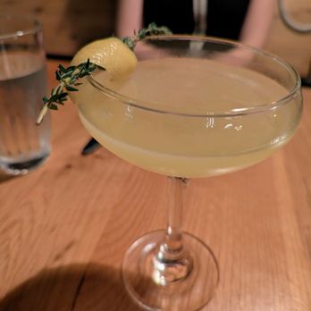 Banshee - Stately Hag. $14. Tequila, Strega, Cocchi Americano, lemon, thyme. - New American Near Me - Atlanta, Georgia