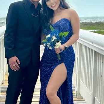 Valencia Couture - Portia and Scarlett Prom Dress!! Royal blue. BEAUTIFUL in person, this picture does not do it justice! My daughter at her Prom :) - Women's Clothing Near Me - Houston, Texas Valencia Couture - Portia and Scarlett Prom Dress!! Royal blue. BEAUTIFUL in person, this picture does not do it justice! My daughter at her Prom :) - Women's Clothing Near Me - Houston, Texas