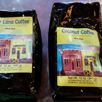 Key Lime Pie Bakery - Key Lime and Coconut whole bean coffee - Desserts Near Me - Key West, Florida