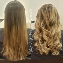Styled By Savannah - Wonderful color added to my hair and the curls lasted all day.