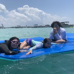 Power Up Watersports - The lily pad we rented was the favorite for sure. Great size and held a lot of people! It could hold water on it too.