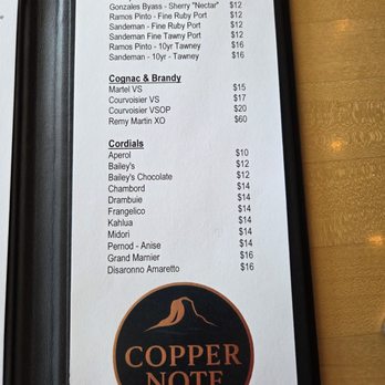 The Copper Note - Seafood Near Me - Prescott, Arizona