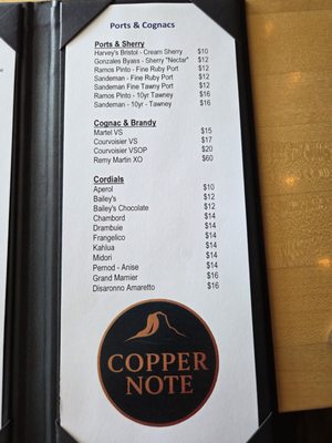 Menu photo 5 The Copper Note Prescott, AZ