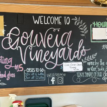 Gouveia Vineyards - Menu - Wineries Near Me - Wallingford, Connecticut