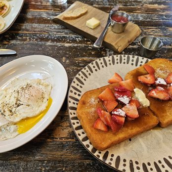 Forbidden Root - The French Toast with 2 eggs was DELICIOUS!  My daughter not only had some, but took some home to her hubby!! - Brewpubs Near Me - Columbus, Ohio