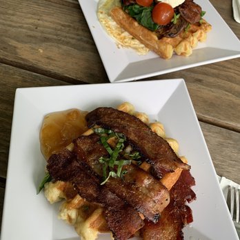 The Waffle Window - Loaded Farm Fusion and 2Bs (nixed brie cheese) - Breakfast & Brunch Near Me - Portland, Oregon The Waffle Window - Loaded Farm Fusion and 2Bs (nixed brie cheese) - Breakfast & Brunch Near Me - Portland, Oregon