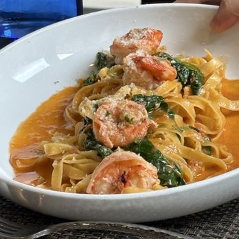 Plateia - Shrimp Tagliatelle - Mediterranean Near Me - Los Angeles, California Plateia - Shrimp Tagliatelle - Mediterranean Near Me - Los Angeles, California