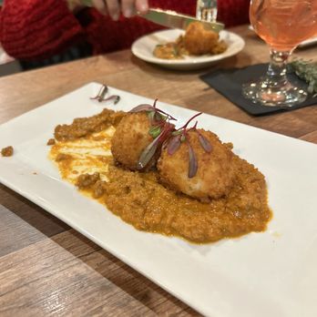 Thoroughbreds Chophouse - Arancini balls - Seafood Near Me - Myrtle Beach, South Carolina Thoroughbreds Chophouse - Arancini balls - Seafood Near Me - Myrtle Beach, South Carolina