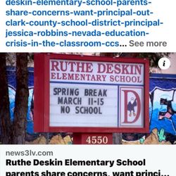 Ruthe Deskin Elementary School - Remove Jessica Robbins principal at Ruthe Deskin