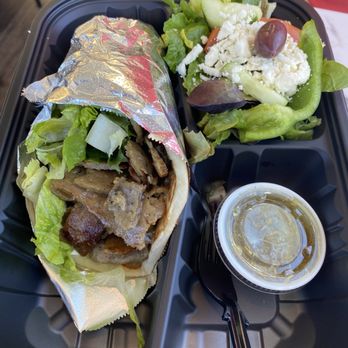 Aegean Express - Gyro & salad combo - Greek Near Me - Mary Esther, Florida Aegean Express - Gyro & salad combo - Greek Near Me - Mary Esther, Florida