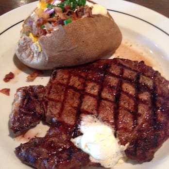 Saltgrass Steak House - Fillet and loaded potato loved the butter on the steak - Steakhouses Near Me - Irving, Texas Saltgrass Steak House - Fillet and loaded potato loved the butter on the steak - Steakhouses Near Me - Irving, Texas
