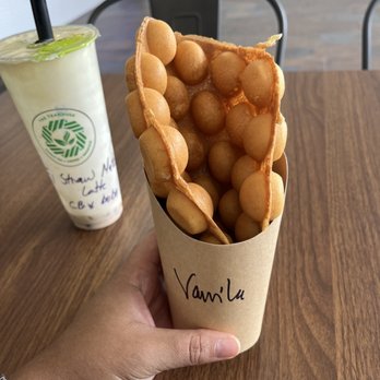 The Teahouse - Vanilla Bubble Waffle - Bubble Tea Near Me - Ridgeland, Mississippi